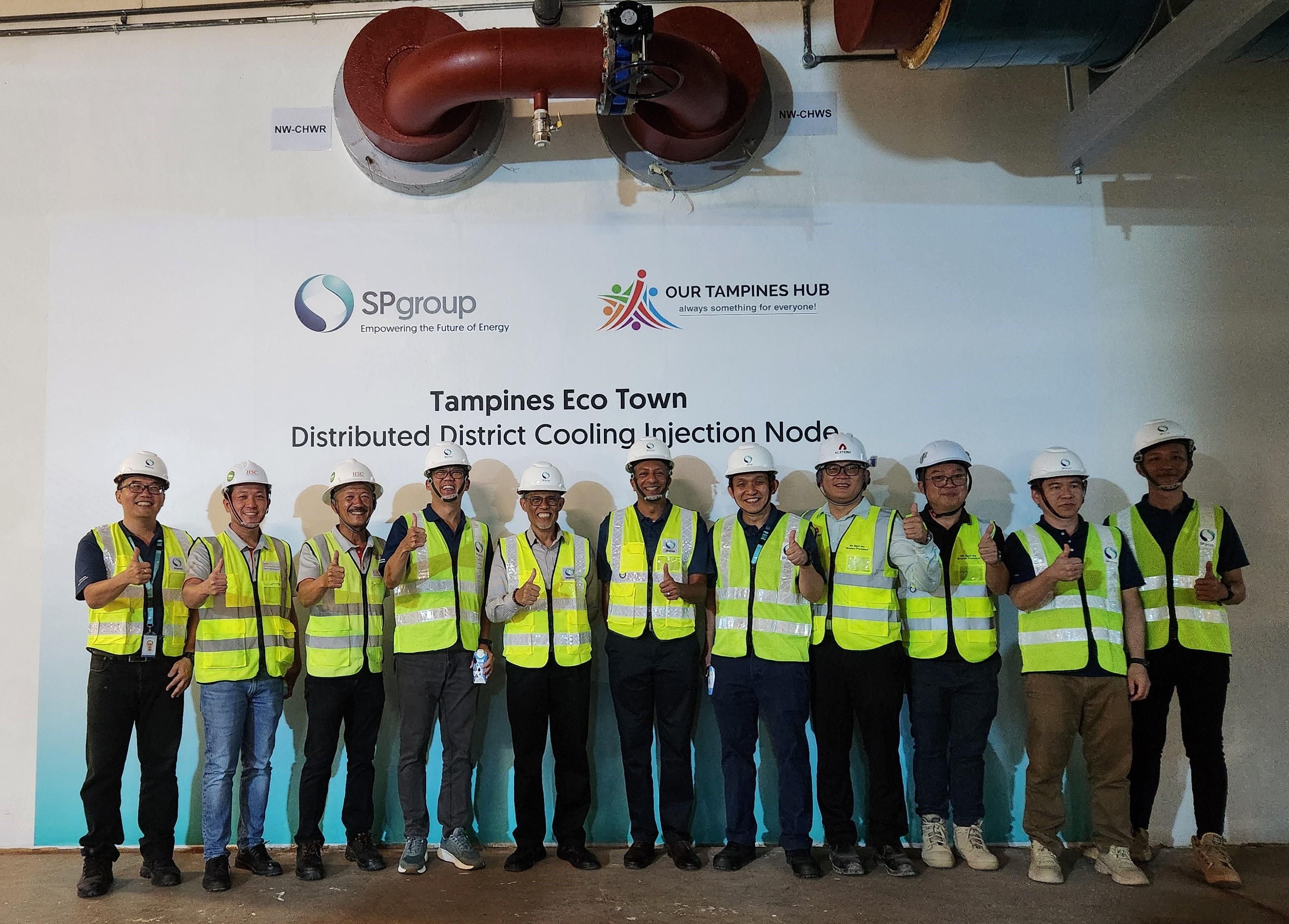 SP launched the distributed district cooling network at Tampines.
