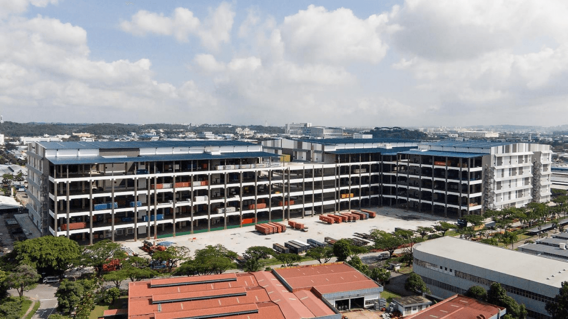 Rooftop solar PV to be installed atop AA Reit’s largest logistics and warehouse property in Singapore at 20 Gul Way.