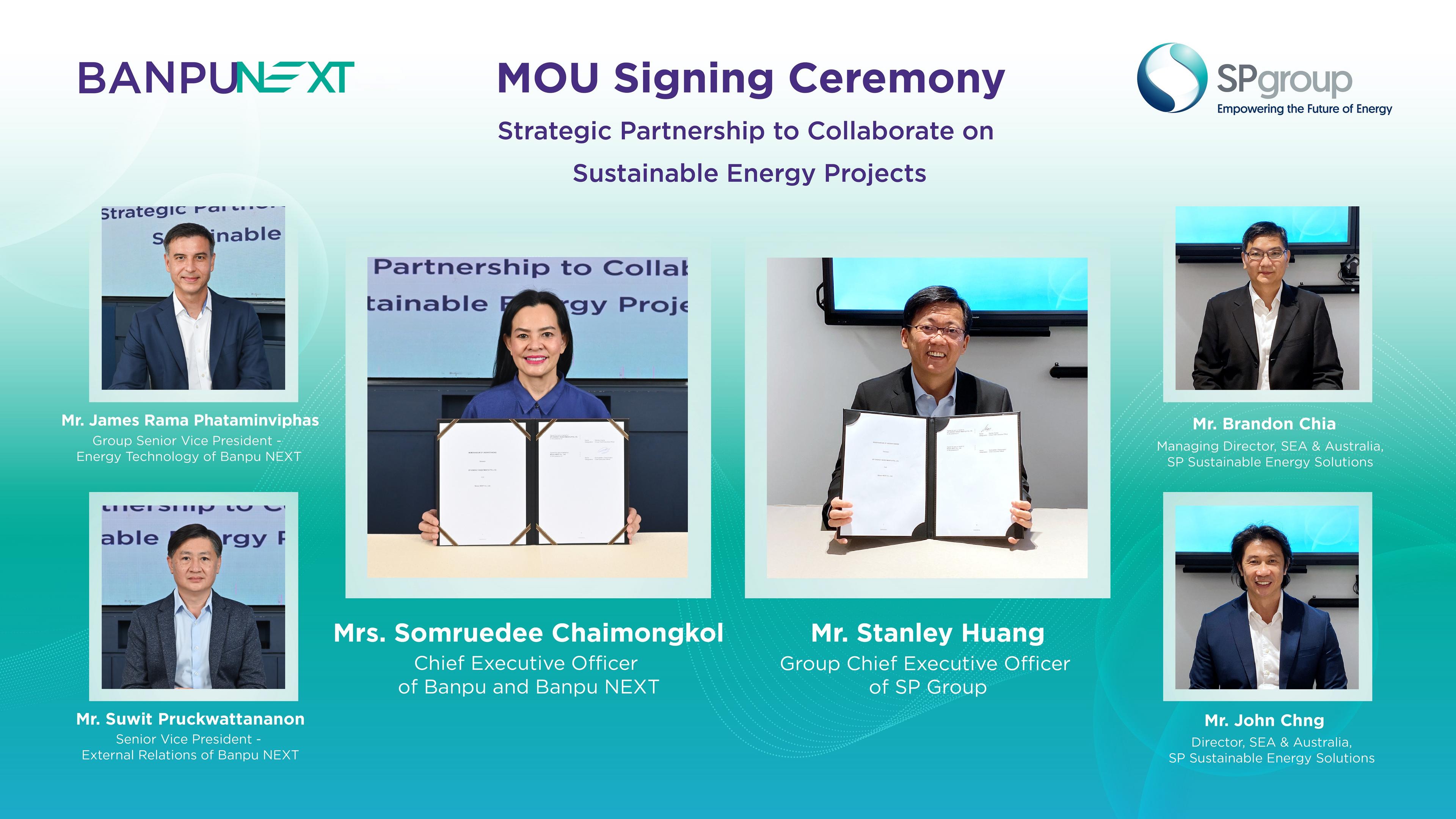 Banpu+NEXT_SP+Group_MOU+Signing_Sustainable+Energy