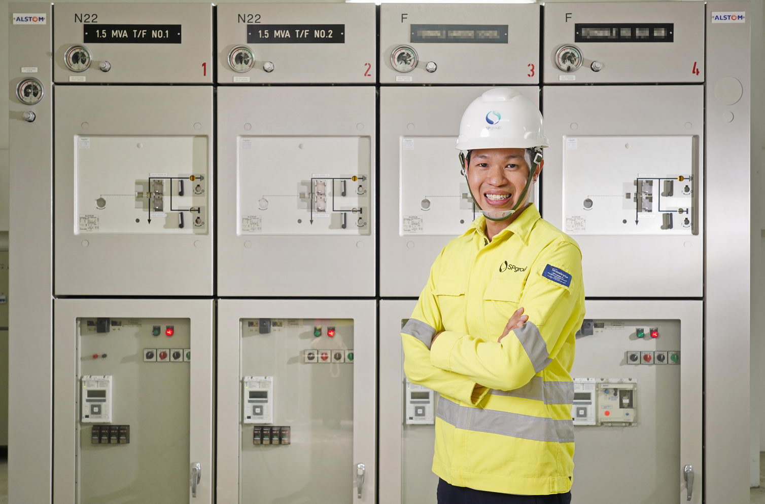SP Group’s Principal Engineer Jerome Choong is one of the first at the scene should an electricity disruption happen.