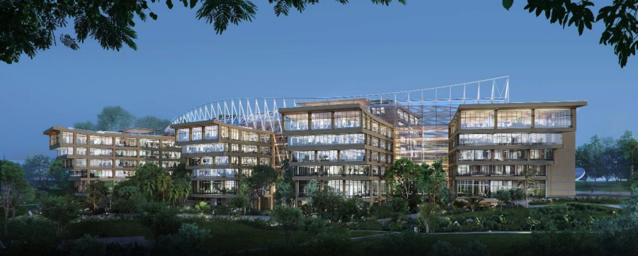 Artist’s impression of Surbana Jurong Campus (credit: Safdie Surbana Jurong)